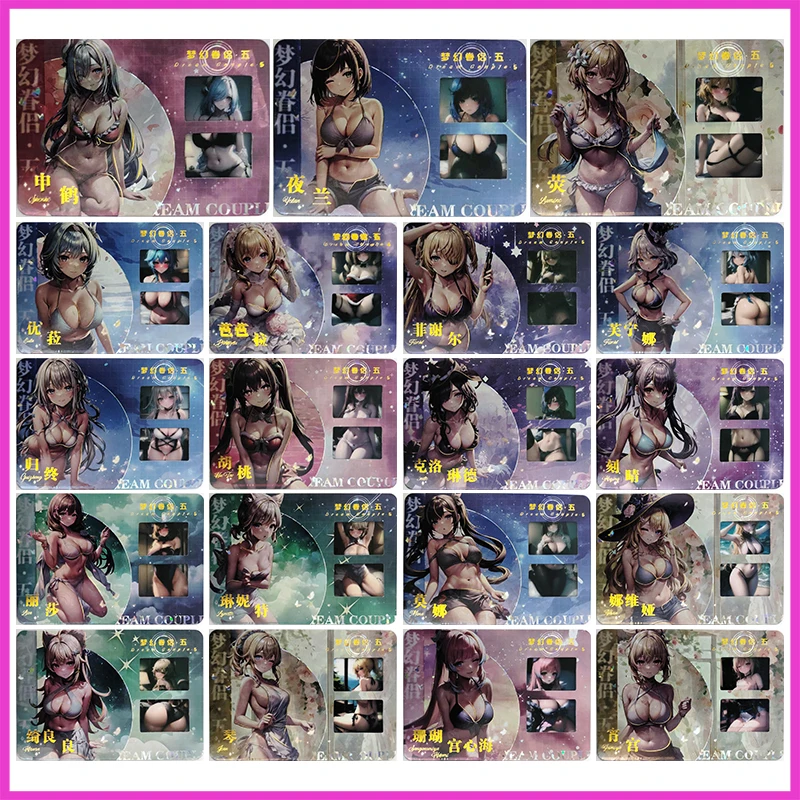 Anime Goddess Story Rare Fluorescent Film Collectible Card Hu Tao Clorinde Lisa Lynette Mona Kirara Toy for boy Birthday Present
Anime Goddess Story Rare Fluorescent Film Collectible Card Hu Tao Clorinde Lisa Lynette Mona Kirara Toy for boy Birthday Present