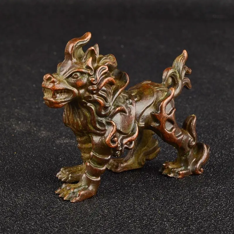 Antique Miscellaneous Collection Longsheng Jiuzi Jairan Copper Art Micro-carving Antique Old Pulp-coated Bronze Ornament Ping An
Antique Miscellaneous Collection Longsheng Jiuzi Jairan Copper Art Micro-carving Antique Old Pulp-coated Bronze Ornament Ping An