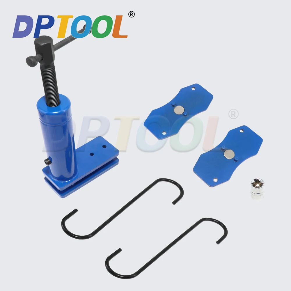 Universal Caliper Piston Compressor Tool with 2 Hanger Hooks for Multi-Piston Brake Caliper Compressor
Universal Caliper Piston Compressor Tool with 2 Hanger Hooks for Multi-Piston Brake Caliper Compressor