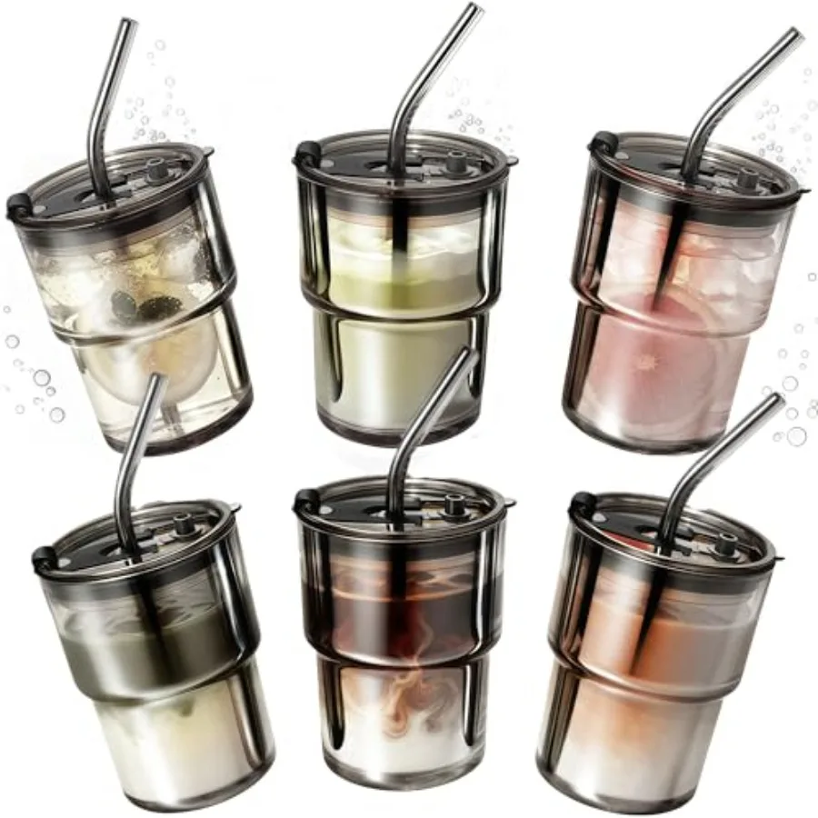 6 Packs Glass Tumbler with Lid and Straw Ice Coffee Cup Groomsmen Proposal Gifts for Wedding Day Sets of 4 6 8 10 3 5 Grooms Me
6 Packs Glass Tumbler with Lid and Straw Ice Coffee Cup Groomsmen Proposal Gifts for Wedding Day Sets of 4 6 8 10 3 5 Grooms Me