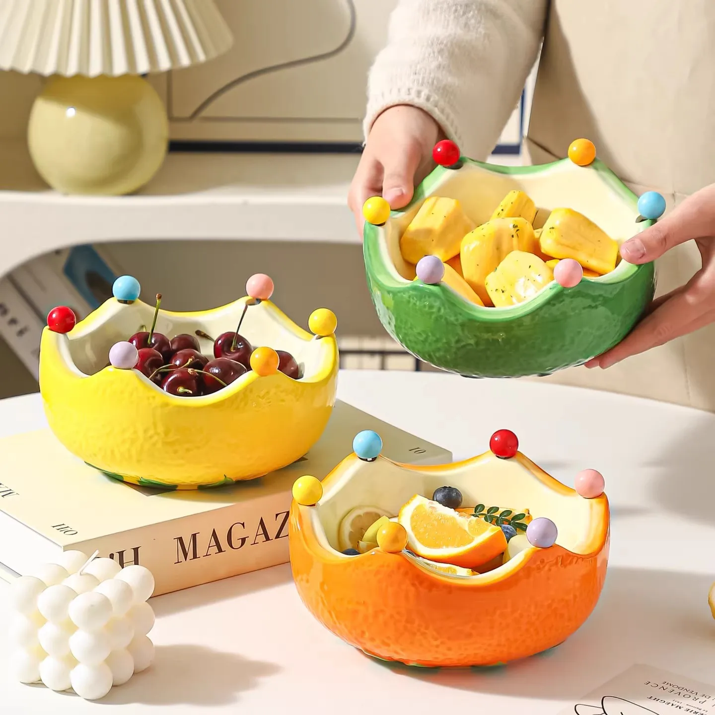 Креативная оранжевая ваза-фруктовница из нержавеющей стали с вилками для фруктов и контейнером для хранения, набор для гостиной и чайного столика, милый органайзер
Креативная оранжевая ваза-фруктовница из нержавеющей стали с вилками для фруктов и контейнером для хранения, набор для гостиной и чайного столика, милый органайзер