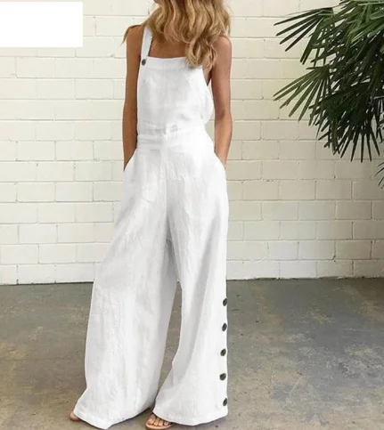 Women's Pure Color Linen Side ket One-Piece Suit Bamboo Fiber Commute Sle mid Waist Long Pants Summer Collection
Women's Pure Color Linen Side ket One-Piece Suit Bamboo Fiber Commute Sle mid Waist Long Pants Summer Collection