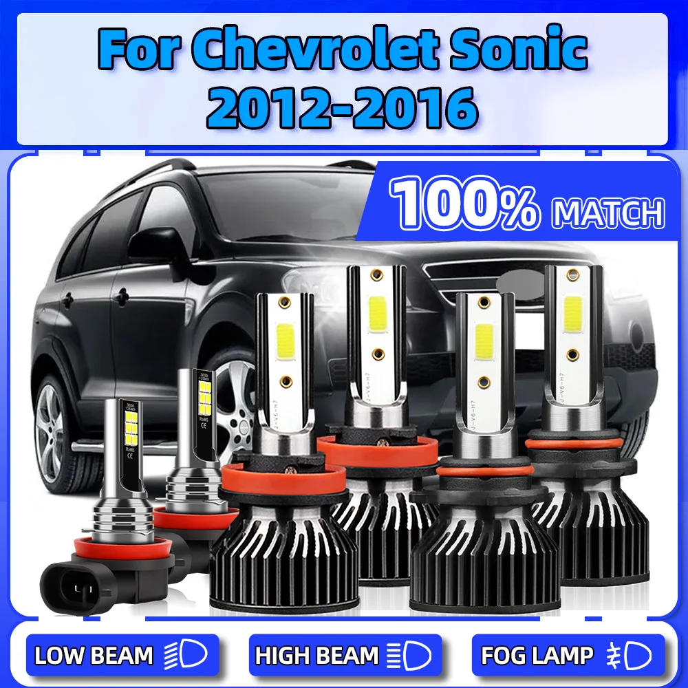 Canbus LED Headlight Bulbs 360W 60000LM Car Head Lamps 12V 6000K Auto Fog Lights For Chevrolet Sonic 2012 2013 2014 2015 2016
Canbus LED Headlight Bulbs 360W 60000LM Car Head Lamps 12V 6000K Auto Fog Lights For Chevrolet Sonic 2012 2013 2014 2015 2016