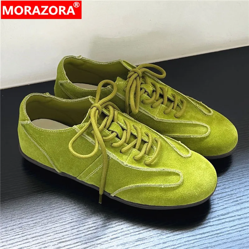 MORAZORA 2026 New Cow Suede Leather Women Sneakers Spring Autumn Casual Sneakers Ladies Flat Shoes Ladies Footwear
MORAZORA 2026 New Cow Suede Leather Women Sneakers Spring Autumn Casual Sneakers Ladies Flat Shoes Ladies Footwear