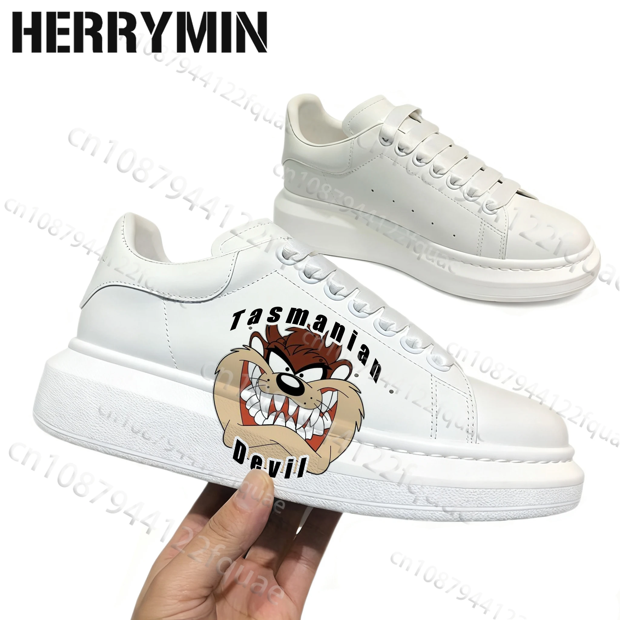 Тасманский дьявол, молодежная обувь для отдыха для взрослых, дизайн с 3D принтом, мужская и женская водонепроницаемая белая обувь из натуральной кожи на шнуровке, подарок
Тасманский дьявол, молодежная обувь для отдыха для взрослых, дизайн с 3D принтом, мужская и женская водонепроницаемая белая обувь из натуральной кожи на шнуровке, подарок