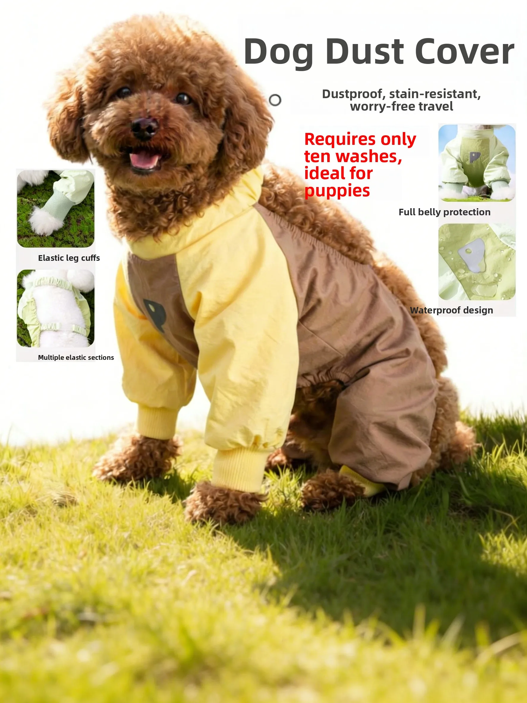 Waterproof Dustproof Dog Clothes Outdoor Walking Dog Four Legged Sports Suit Windproof Leg Covers Pet Clothes for Small Dogs
Waterproof Dustproof Dog Clothes Outdoor Walking Dog Four Legged Sports Suit Windproof Leg Covers Pet Clothes for Small Dogs