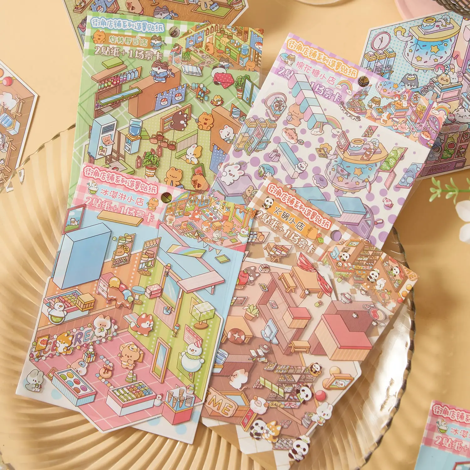 Kawaii Уличный угловой магазин 3D Hot Pot ShopLandscape Стикеры DIY Карманная кабина Сцена Фестиваль Праздничные подарки для детей
Kawaii Уличный угловой магазин 3D Hot Pot ShopLandscape Стикеры DIY Карманная кабина Сцена Фестиваль Праздничные подарки для детей 