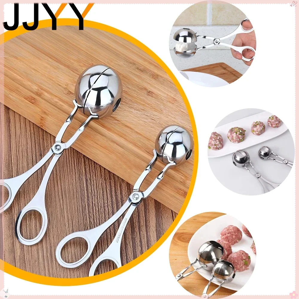 JJYY 304 Stainless Steel Meatball Maker Multifunctional Meatball Mould Ice Cream Scoop Kitchen Tool for Meat & Poultry
JJYY 304 Stainless Steel Meatball Maker Multifunctional Meatball Mould Ice Cream Scoop Kitchen Tool for Meat & Poultry