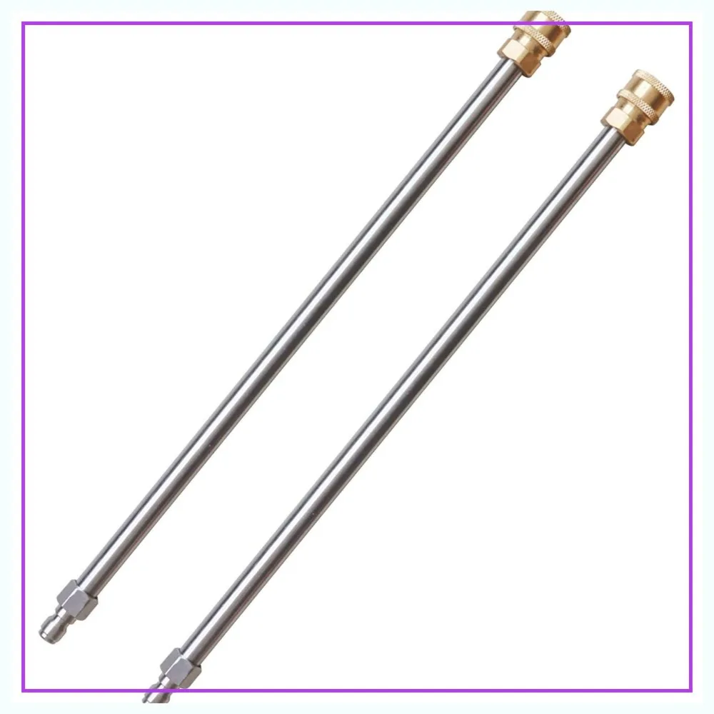 17" Stainless Steel Pressure Washer Extension Wand, 1/4" Quick Connect, 2 Pack
17" Stainless Steel Pressure Washer Extension Wand, 1/4" Quick Connect, 2 Pack