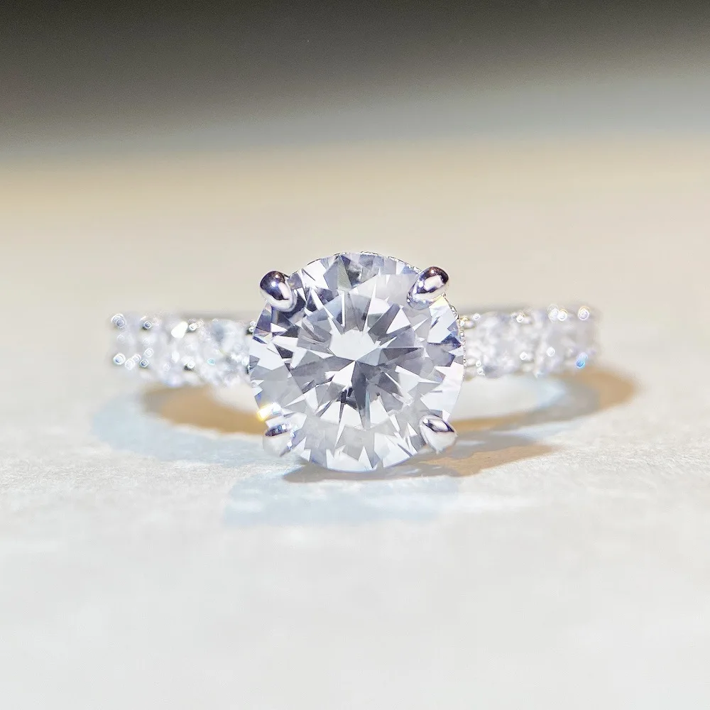 Morganite diamond ring for women, PT950 platinum four-prong genuine diamond ring, wedding Morganite diamond exquisite
Morganite diamond ring for women, PT950 platinum four-prong genuine diamond ring, wedding Morganite diamond exquisite