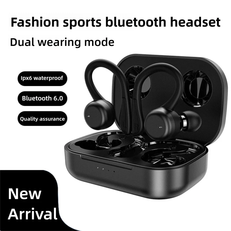 New Wireless Bluetooth Earphones Noise Cancellation Wearing Style Changeable Protable IPX6 Ultra-Long Battery Life For Sports
New Wireless Bluetooth Earphones Noise Cancellation Wearing Style Changeable Protable IPX6 Ultra-Long Battery Life For Sports