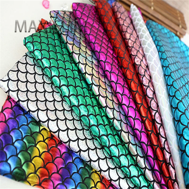 16 Colors Jersey Fabric Scale Gilding Process Slightly Elastic Fabric Stage Clothing Background Fabric DIY Mermaid Costume
16 Colors Jersey Fabric Scale Gilding Process Slightly Elastic Fabric Stage Clothing Background Fabric DIY Mermaid Costume