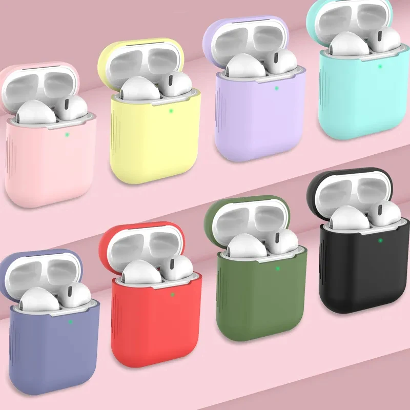 Мягкие силиконовые чехлы для Apple Airpods 1-го 2-го поколения, защитные Беспроводные аксессуары для Airpods 1 2, сумки для зарядных устройств
Мягкие силиконовые чехлы для Apple Airpods 1-го 2-го поколения, защитные Беспроводные аксессуары для Airpods 1 2, сумки для зарядных устройств