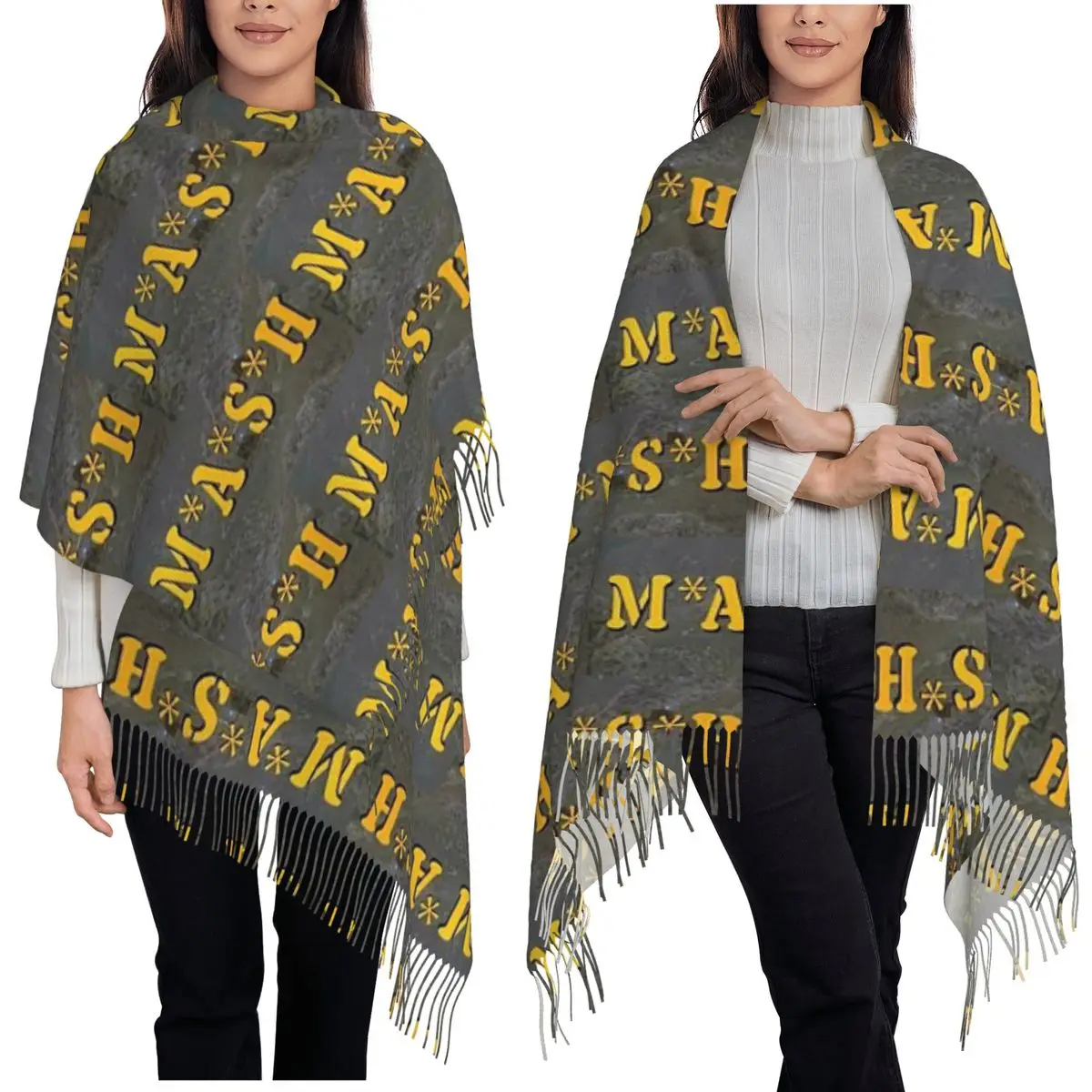 Mash 4077 4077th Hawkeye Kinger Alan Alda War Шарф Шарфы с кисточками Женские мягкие теплые шали и накидки Длинная осенне-зимняя шаль
Mash 4077 4077th Hawkeye Kinger Alan Alda War Шарф Шарфы с кисточками Женские мягкие теплые шали и накидки Длинная осенне-зимняя шаль