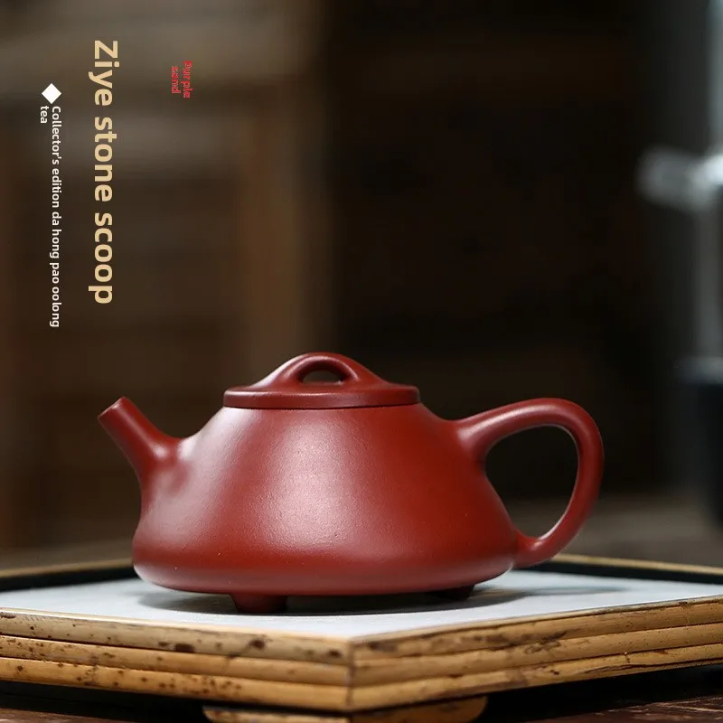 Chinese Ceramics Yixing Purple Clay Teapot Origin Wholesale Raw Ore Dahongpao "Ziye Stone Ladle" Teapot Purple Clay Teapot Gifts
Chinese Ceramics Yixing Purple Clay Teapot Origin Wholesale Raw Ore Dahongpao "Ziye Stone Ladle" Teapot Purple Clay Teapot Gifts
