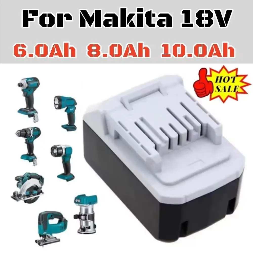 Для Makita 18 В 6000/8000/10000 мАч литиевая аккумуляторная батарея BL1813G BL1820G, совместимая с BL1840G BL1811G HP457D
Для Makita 18 В 6000/8000/10000 мАч литиевая аккумуляторная батарея BL1813G BL1820G, совместимая с BL1840G BL1811G HP457D