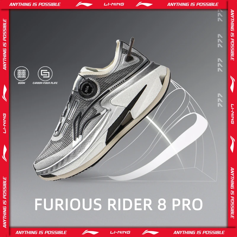 Li-Ning Women FURIOUS RIDER 8 PRO BOOM FIBER Breathable CARBON-FIBER PLATE LiNing Lightweight Professional Sports Shoes ARZU006
Li-Ning Women FURIOUS RIDER 8 PRO BOOM FIBER Breathable CARBON-FIBER PLATE LiNing Lightweight Professional Sports Shoes ARZU006