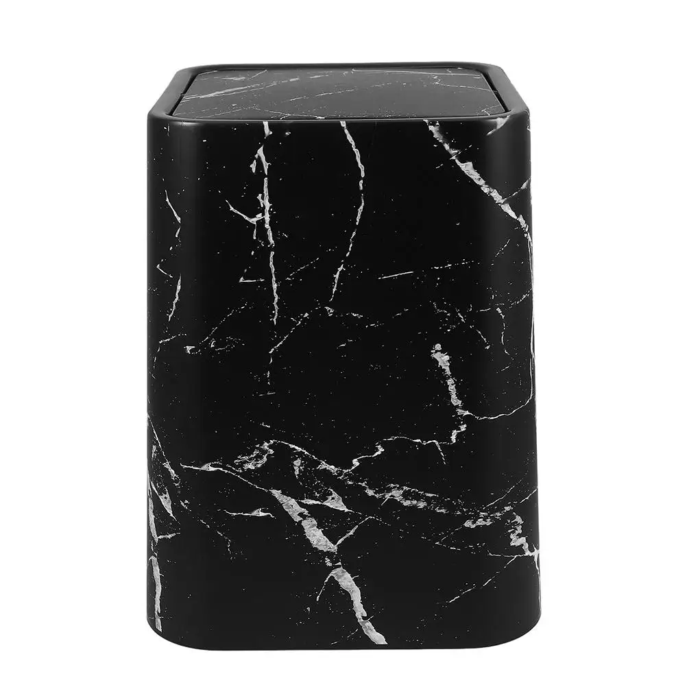 Marble Trash Can Waste Basket Lid for Bathroom Kitchen Garbage Container Plastic 12L Storage Bin Square Design
Marble Trash Can Waste Basket Lid for Bathroom Kitchen Garbage Container Plastic 12L Storage Bin Square Design