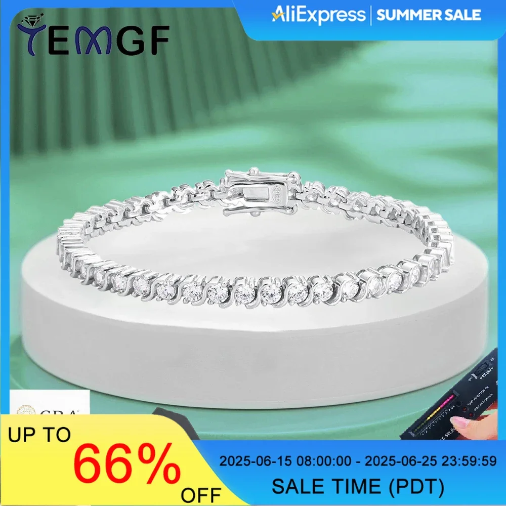 TEMGF Full 3mm Zircon Bracelet S925 Sterling Silver Fine Jewelry for Women Girls Unique Fashion Item Birthday Date Love Gifts
TEMGF Full 3mm Zircon Bracelet S925 Sterling Silver Fine Jewelry for Women Girls Unique Fashion Item Birthday Date Love Gifts