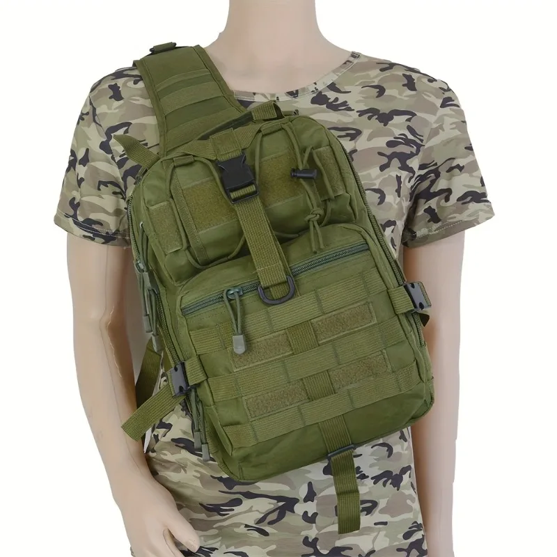 Тактическая сумка-слинг/нагрудная сумка для велоспорта, кемпинга, походов, альпинизма; тактический рюкзак через плечо для патрулирования на открытом воздухе
Тактическая сумка-слинг/нагрудная сумка для велоспорта, кемпинга, походов, альпинизма; тактический рюкзак через плечо для патрулирования на открытом воздухе