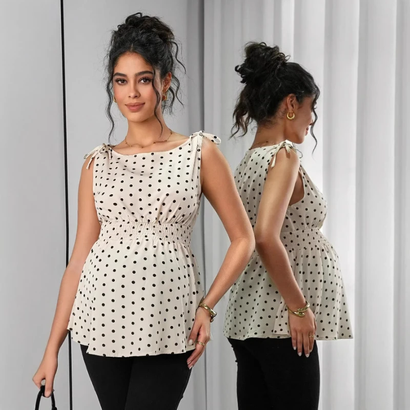 European and American Maternity Clothing 2026 Spring And Summer New Top With Straps Maternity Camisole Vest
European and American Maternity Clothing 2026 Spring And Summer New Top With Straps Maternity Camisole Vest