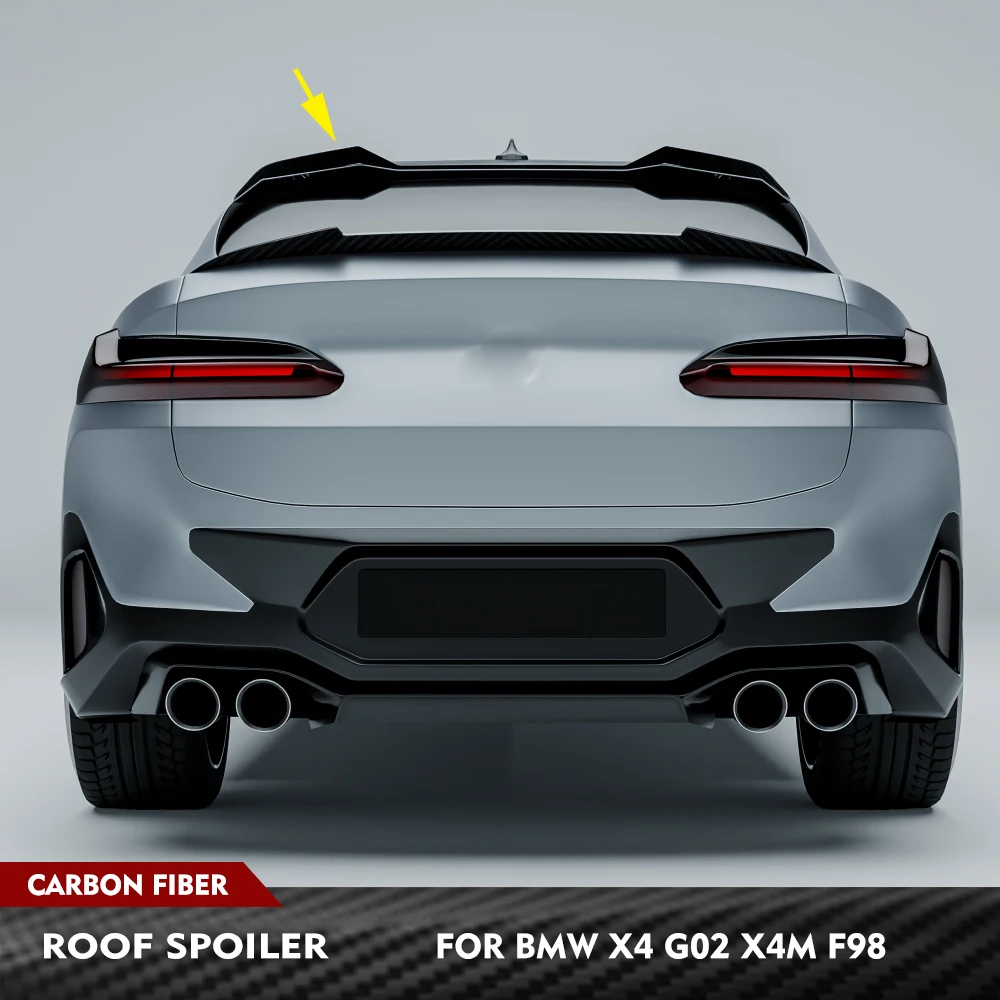 For BMW X4 G02 X4M F98 2023 2024 Carbon Fiber Car Rear Roof Racing Spoiler Wing Car Rear Body Kits Window Boot Lip Wing Lip
For BMW X4 G02 X4M F98 2023 2024 Carbon Fiber Car Rear Roof Racing Spoiler Wing Car Rear Body Kits Window Boot Lip Wing Lip
