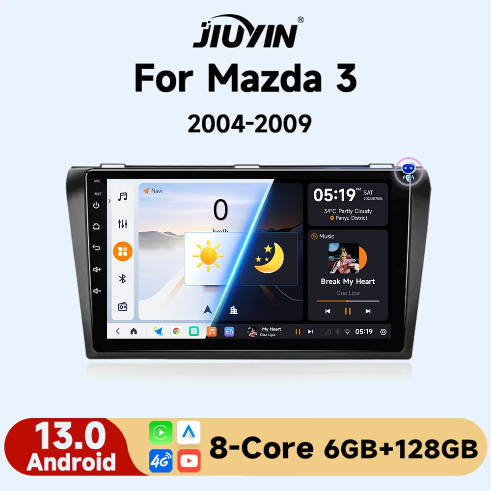 JIUYIN Wireless CarPlay Android 13 Auto Car Radio for Mazda 3 bk maxx axel 2004-2013 GPS Car Smart Systems Smart Car Radio
JIUYIN Wireless CarPlay Android 13 Auto Car Radio for Mazda 3 bk maxx axel 2004-2013 GPS Car Smart Systems Smart Car Radio