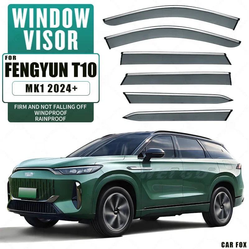 For Chery Fengyun T10 2024+ Car Window Visor Awning Shelters Windshield Side Window Rain Sun Shade Auto Accessories Body Kit
For Chery Fengyun T10 2024+ Car Window Visor Awning Shelters Windshield Side Window Rain Sun Shade Auto Accessories Body Kit