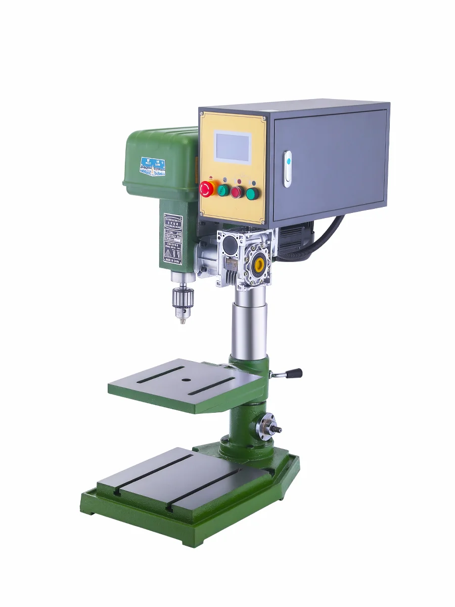 Servo automatic numerical control bench drill drilling and tapping machine multi-axis cross table turntable indexing
Servo automatic numerical control bench drill drilling and tapping machine multi-axis cross table turntable indexing