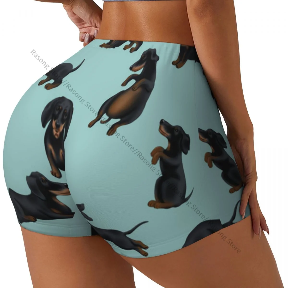 Women's Yoga Shorts Black Dachshund Dog Scrunch Booty Butt Lifting Comfort Fitness Gym
Women's Yoga Shorts Black Dachshund Dog Scrunch Booty Butt Lifting Comfort Fitness Gym