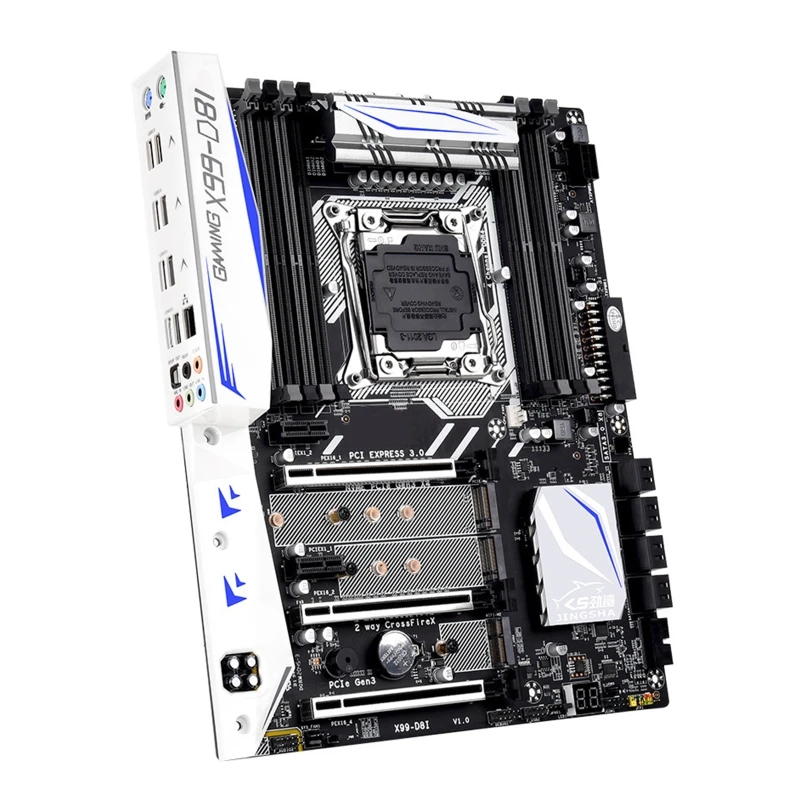 X99-D8I DDR3 DDR4 Computer Motherboard for Xeon E5 LGA 2011-3 V3V4 Processors PCIE X16 Full Speed Dual for M.2 NVME Slot
X99-D8I DDR3 DDR4 Computer Motherboard for Xeon E5 LGA 2011-3 V3V4 Processors PCIE X16 Full Speed Dual for M.2 NVME Slot