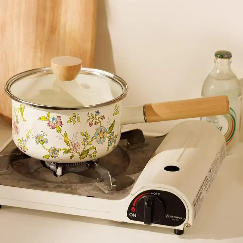 Enameled Milk Pot Baby Supplement Pot Special Small Saucepan Household Cooking Pasta Hot Milk Pot
Enameled Milk Pot Baby Supplement Pot Special Small Saucepan Household Cooking Pasta Hot Milk Pot
