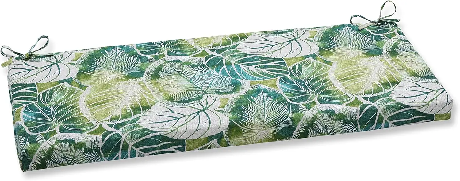 Tropic Floral Indoor/Outdoor Sofa Setee Bench Swing Cushion With Ties, Weather, And Fade Resistant, 18"" X 45"", Green/Ivory
Tropic Floral Indoor/Outdoor Sofa Setee Bench Swing Cushion With Ties, Weather, And Fade Resistant, 18"" X 45"", Green/Ivory