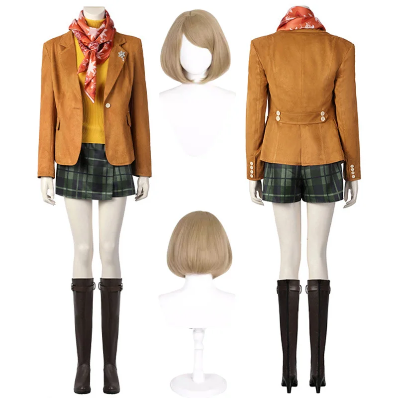 Ashley Cosplay Costume Wig Shoes Ashley Coat Skirt Vest Scarf Brooch Full Set Women Outfit Halloween Carnival Party Clothes
Ashley Cosplay Costume Wig Shoes Ashley Coat Skirt Vest Scarf Brooch Full Set Women Outfit Halloween Carnival Party Clothes