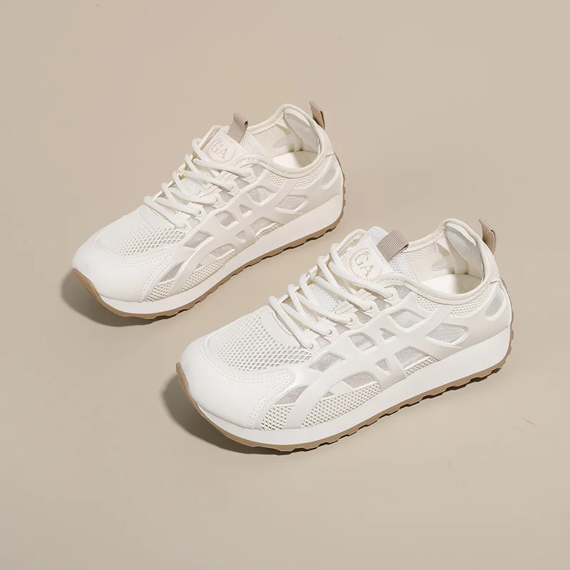 Women's Breathable Mesh Cut-out Sneakers Retro Style Fashion Casual Shoes Female Lightweight Anti-slip Sports Shoes for Woman
Women's Breathable Mesh Cut-out Sneakers Retro Style Fashion Casual Shoes Female Lightweight Anti-slip Sports Shoes for Woman