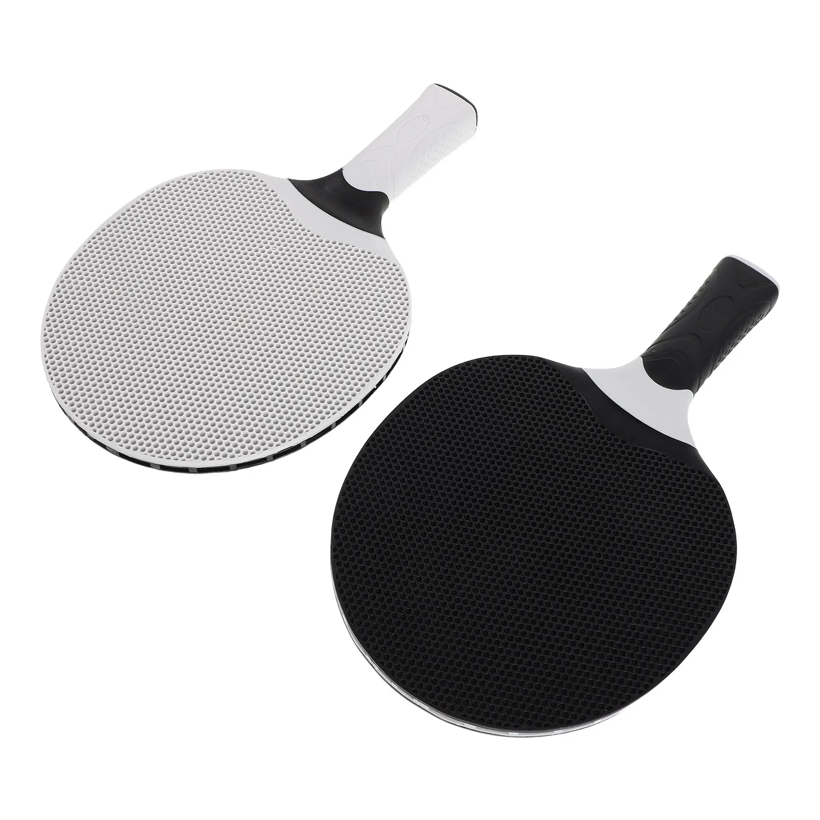 2Pcs Composite Rubber Table Tennis Rackets Balanced Weight Double Sided Rubber Paddle Set for Family Game Room Patio Pingpong
2Pcs Composite Rubber Table Tennis Rackets Balanced Weight Double Sided Rubber Paddle Set for Family Game Room Patio Pingpong