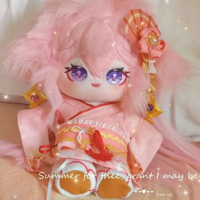 20cm Anime Genshin Impact Yae Miko Plush Dress Up Cotton Doll Cosplay Clothes with Skeleton Plushie Ears Toys for Kids Gifts
20cm Anime Genshin Impact Yae Miko Plush Dress Up Cotton Doll Cosplay Clothes with Skeleton Plushie Ears Toys for Kids Gifts