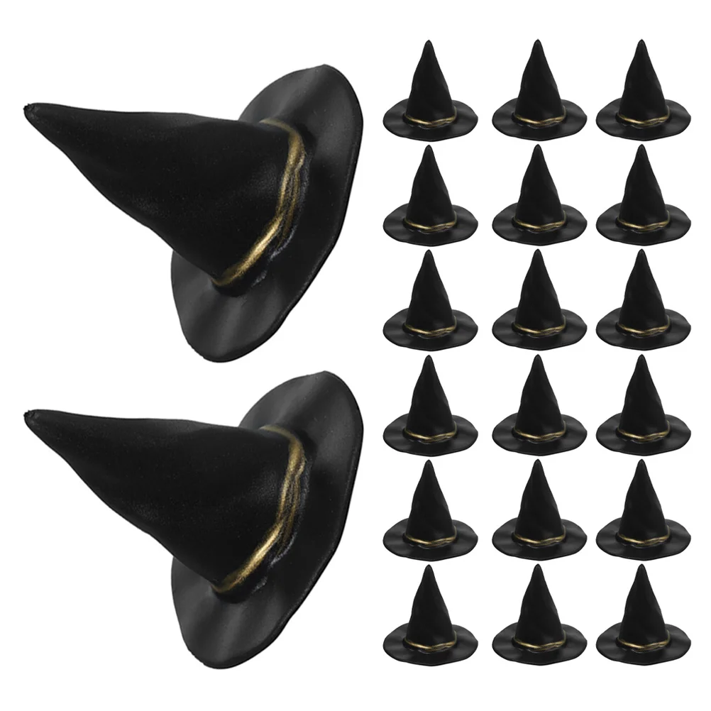 72Pcs Halloween Decorations Spooky Miniature Witch Hats Black DIY Craft for Party Decoration Layout Miniature Hats for Crafts
72Pcs Halloween Decorations Spooky Miniature Witch Hats Black DIY Craft for Party Decoration Layout Miniature Hats for Crafts