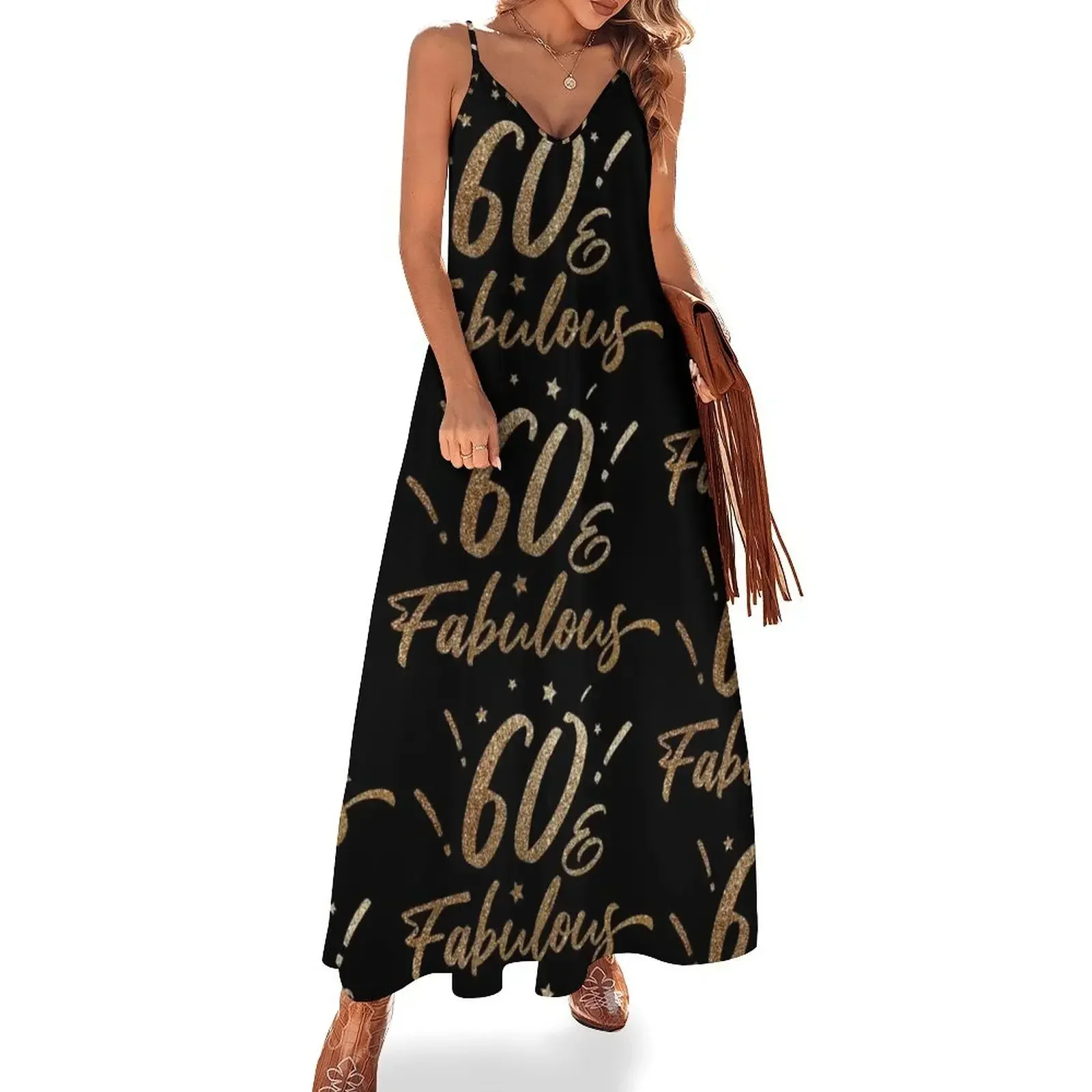 60th happy birthday design Sleeveless Dress chic and elegant evening dress fairy dress
60th happy birthday design Sleeveless Dress chic and elegant evening dress fairy dress