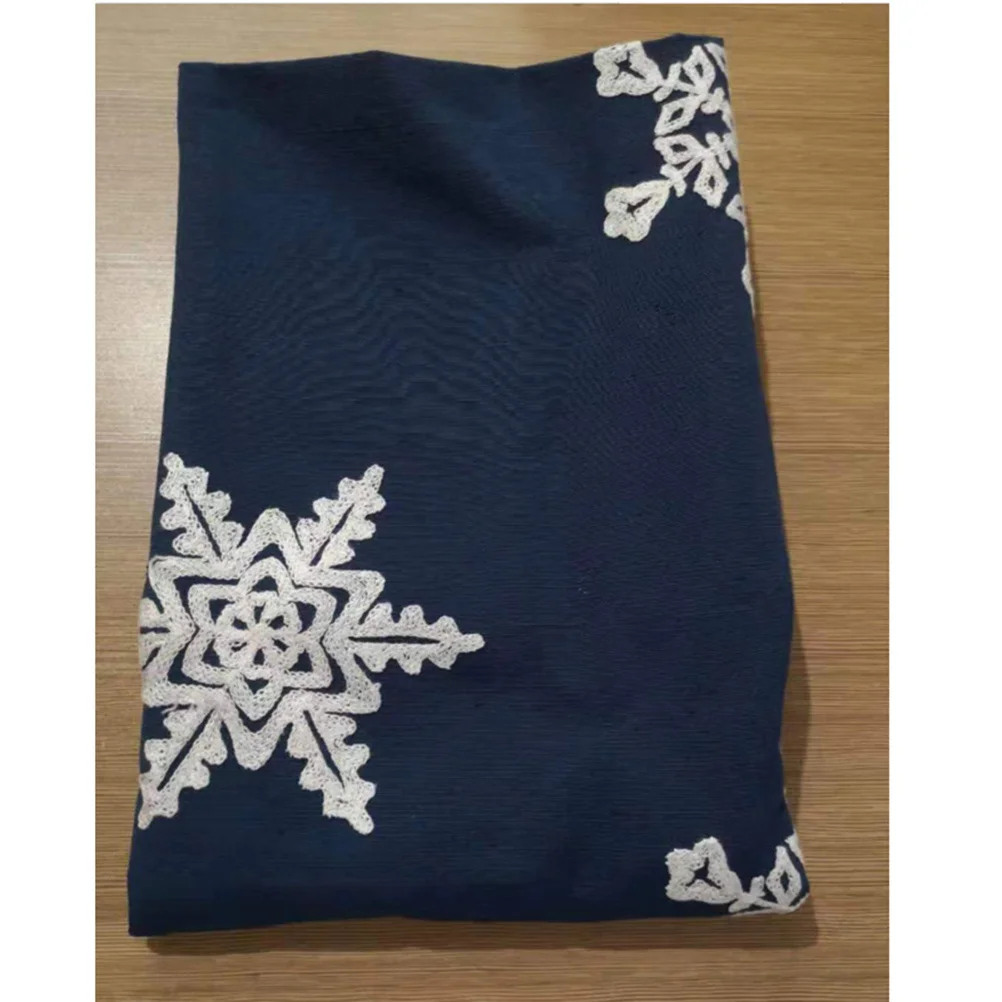 Christmas Cloth 90X90 Blue Snowflake Cotton Cover For Dining Table Tea-Cloth Household Decoration Embroidery Table Cover
Christmas Cloth 90X90 Blue Snowflake Cotton Cover For Dining Table Tea-Cloth Household Decoration Embroidery Table Cover