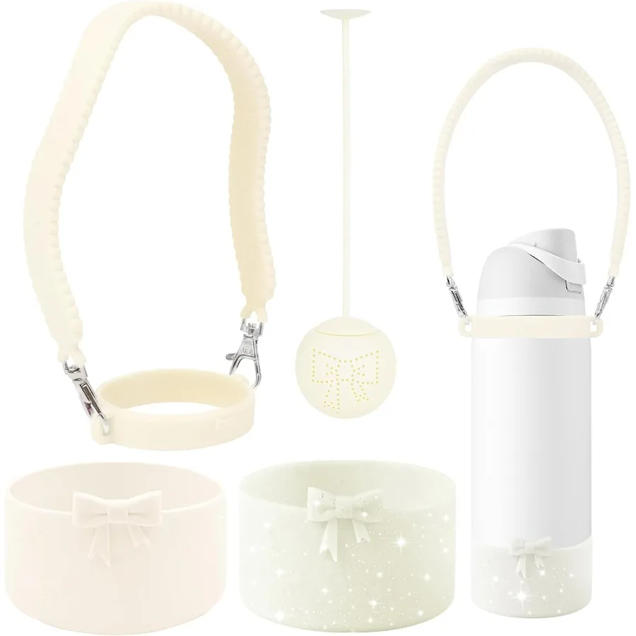 Силиконовые бутылки с водой с бантом, набор аксессуаров для бутылок с водой на 32 унции, включая силиконовую ручку для бутылки с водой, силиконовые сапоги
Силиконовые бутылки с водой с бантом, набор аксессуаров для бутылок с водой на 32 унции, включая силиконовую ручку для бутылки с водой, силиконовые сапоги