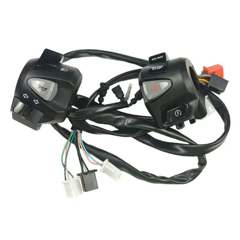 7/8" 22mm Motorcycle Handlebar Control Switches Horn Button Starter Turn Signal Fog Light Switch Replacement Accessory for PCX
7/8" 22mm Motorcycle Handlebar Control Switches Horn Button Starter Turn Signal Fog Light Switch Replacement Accessory for PCX