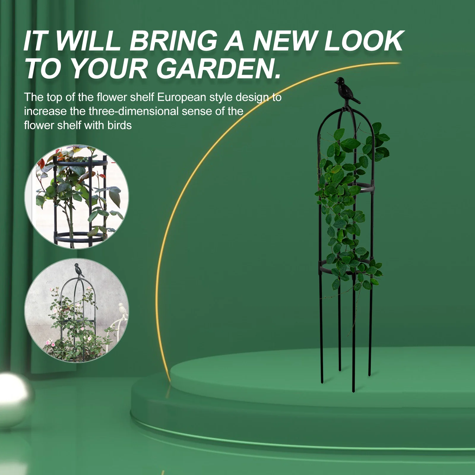 1Set Plant Vine Climbing Rack Firm Safe Climbing Plant Support for Garden Outdoor Indoor Flowerpot Supply Flowerpot Supply
1Set Plant Vine Climbing Rack Firm Safe Climbing Plant Support for Garden Outdoor Indoor Flowerpot Supply Flowerpot Supply