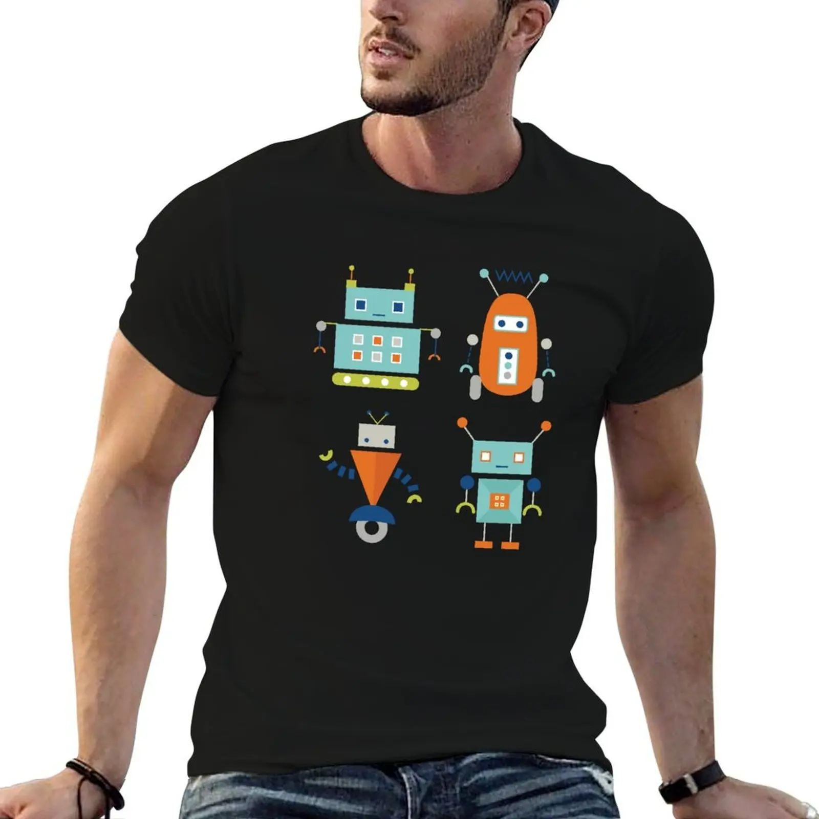 Robots Set T-Shirt man t shirts graphic t shirts designer funny t shirts dark humor T-shirt
Robots Set T-Shirt man t shirts graphic t shirts designer funny t shirts dark humor T-shirt