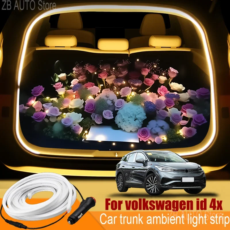 For volkswagen id4x Automobile trunk ambient light automatic sensing car interior lighting with accessories
For volkswagen id4x Automobile trunk ambient light automatic sensing car interior lighting with accessories