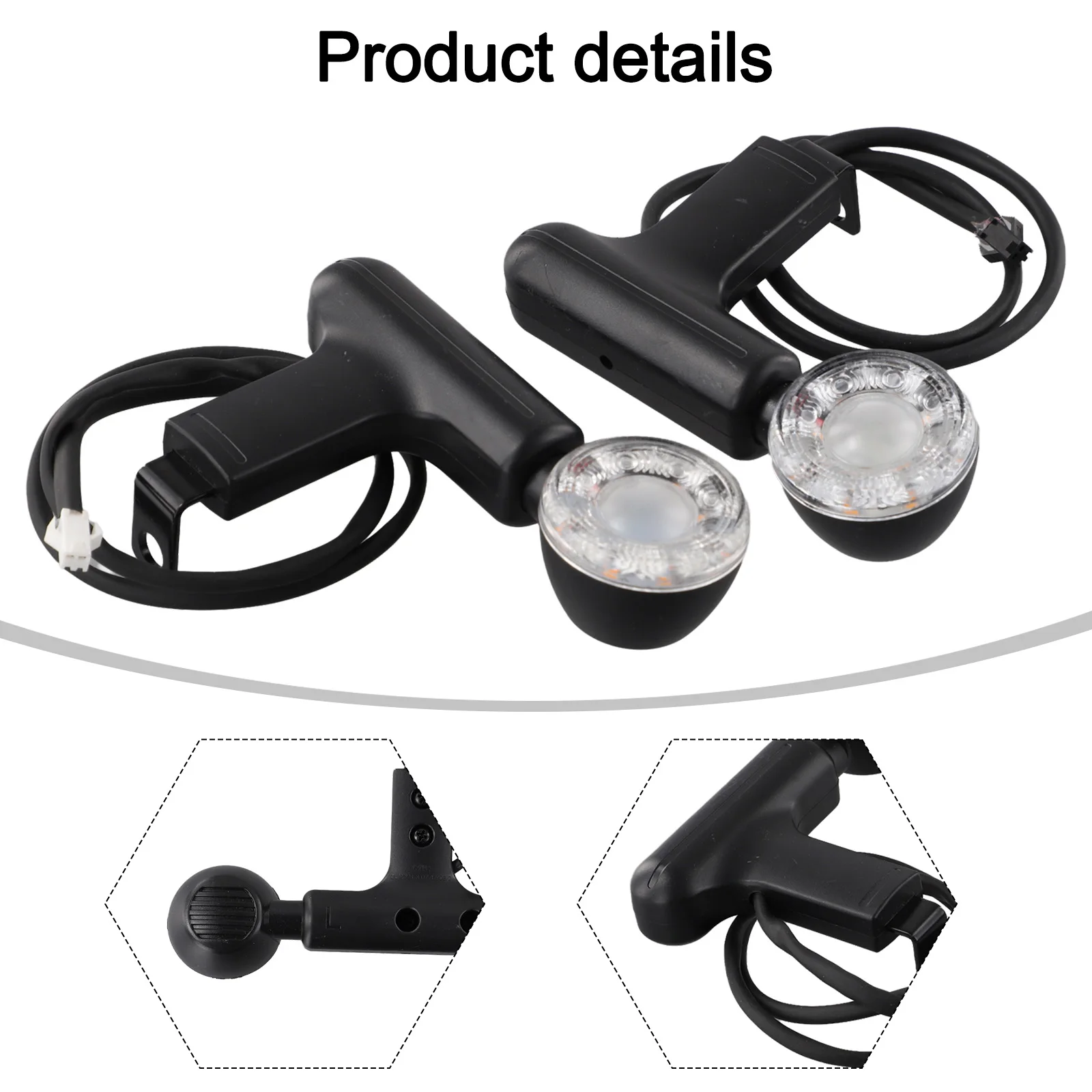 Turn Signal Indicator Electric Tricycle Turn Signal Black Appearance Plastic Material Positive And Negative Wires
Turn Signal Indicator Electric Tricycle Turn Signal Black Appearance Plastic Material Positive And Negative Wires
