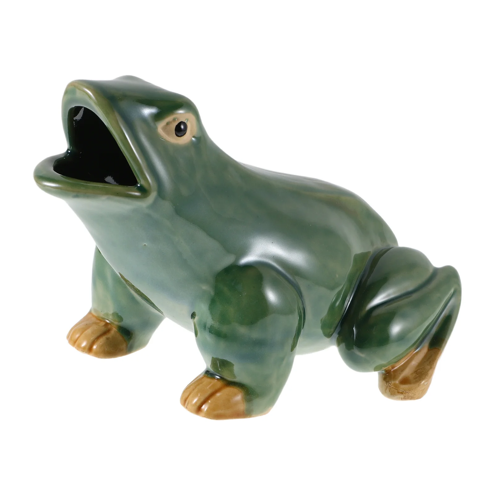 Realistic Ceramic Frog Fountain Ornament with Flowing Water Function for Aquarium Terrarium Landscape Garden Pond Decoration
Realistic Ceramic Frog Fountain Ornament with Flowing Water Function for Aquarium Terrarium Landscape Garden Pond Decoration