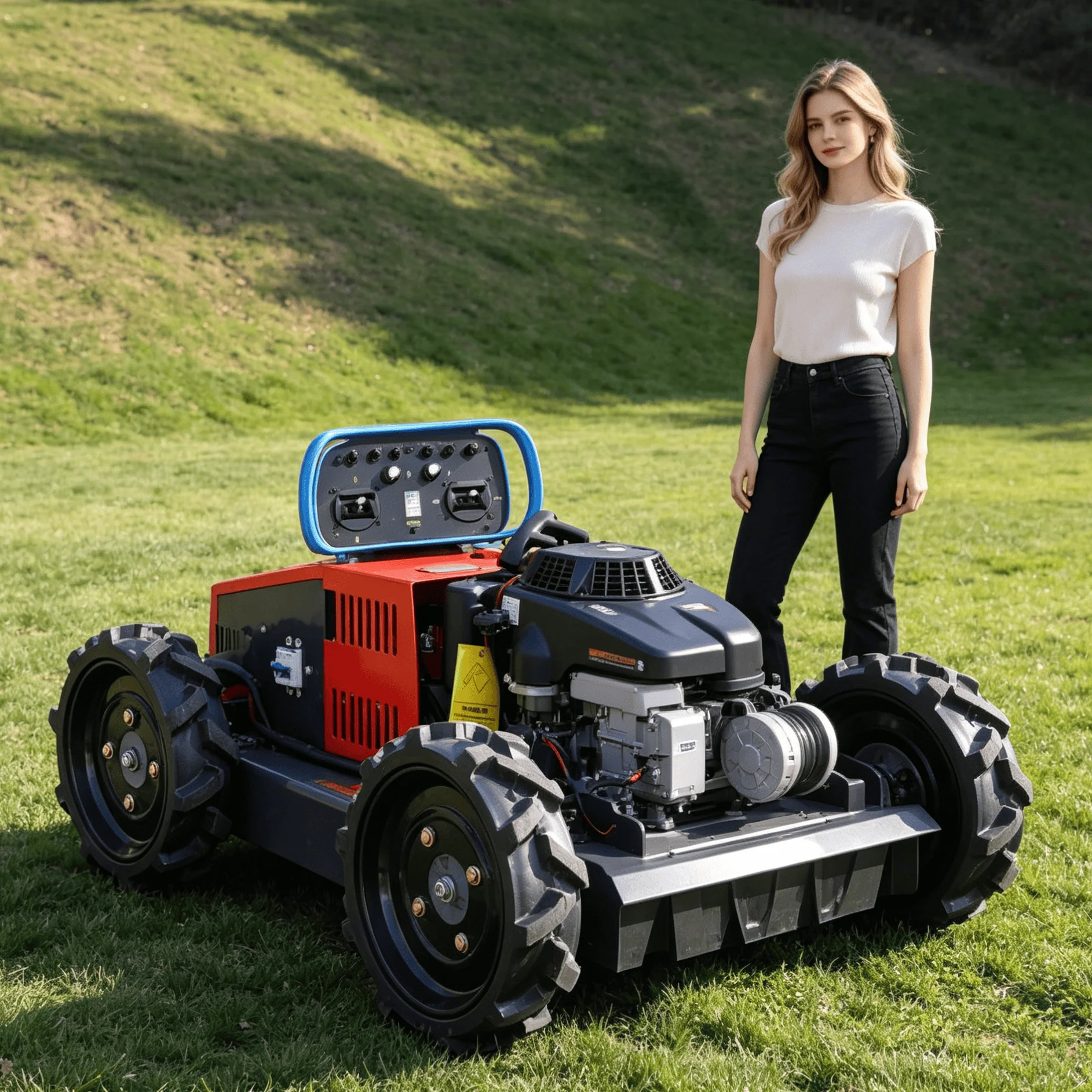 Customized private villa dedicated remote control lawn mower robot flexible cutting height for irregular slope courtyard trimmin
Customized private villa dedicated remote control lawn mower robot flexible cutting height for irregular slope courtyard trimmin