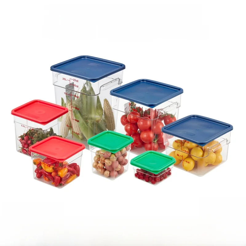 Cambro Food Storage Container with Lid Commercial Transparent Square Refrigerator Sed ain Storage Buet for General Use
Cambro Food Storage Container with Lid Commercial Transparent Square Refrigerator Sed ain Storage Buet for General Use