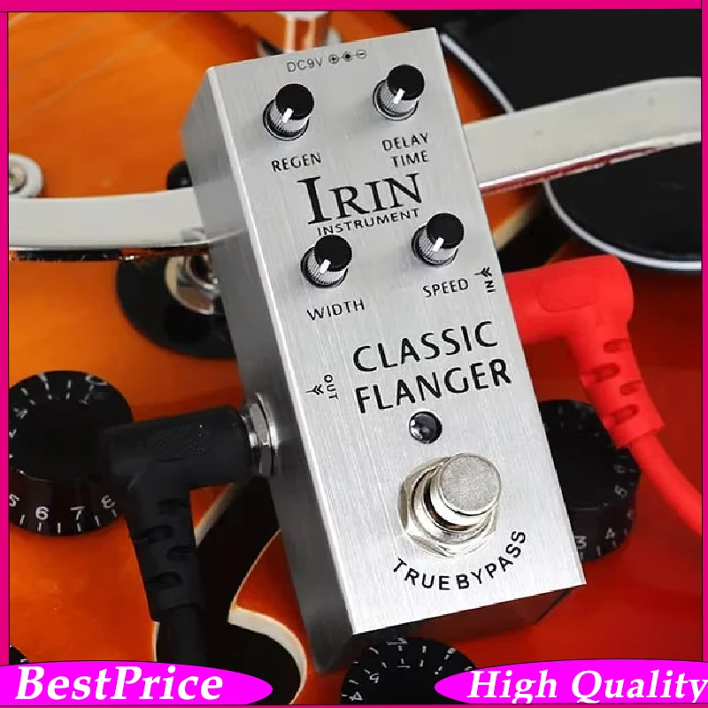 IRIN Classic Flanger Electric Guitar Effect Pedal Portable Grey Four Adjustment Buttons Guitar Pedal Accessories
IRIN Classic Flanger Electric Guitar Effect Pedal Portable Grey Four Adjustment Buttons Guitar Pedal Accessories